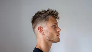 Taper fade frisyr hos barberare i Åkersberga
