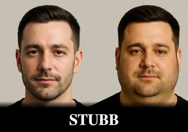 Man med kort stubb – enkel och tidlös skäggstil som passar de flesta ansiktsformer.